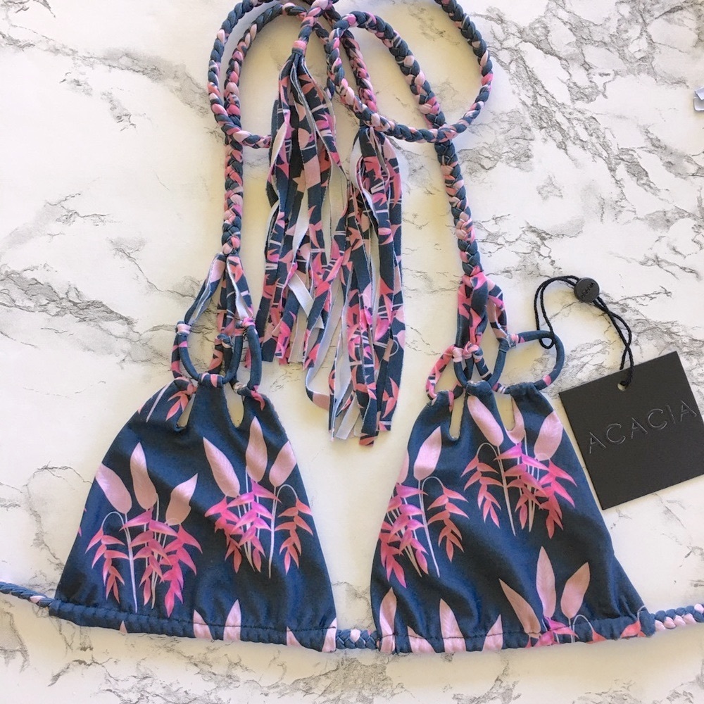 acacia swimwear NWT Tunnels Top Heliconia Large